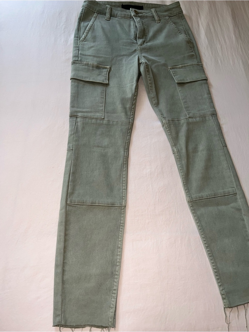 Olive Green Cargo Utility Pants